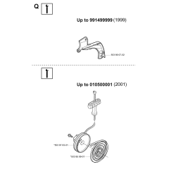 Service Updates Assembly For Husqvarna 351 Chainsaw