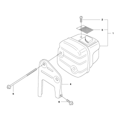 Muffler Assembly For Husqvarna 353 Chainsaw