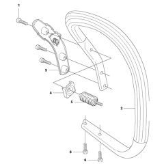 Handle & Controls-1 Assembly For Husqvarna 353 Chainsaw