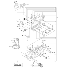 Crankcase Assembly For Husqvarna 357XP Chainsaw