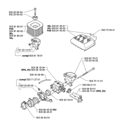 Carburetor & Air Filter Assembly For Husqvarna 362XP Chainsaw