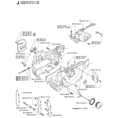 Crankcase Assembly For Husqvarna 362XP Chainsaw