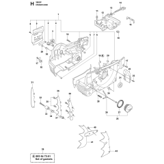 Crankcase Assembly For Husqvarna 365 Chainsaw