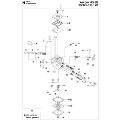 Carburetor Assembly For Husqvarna 365 Chainsaw