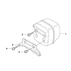 Muffler Assembly For Husqvarna 365h Chainsaw