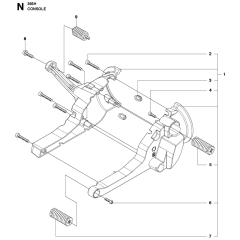 Console Assembly For Husqvarna 365h Chainsaw