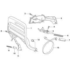 Chain Brake Assembly For Husqvarna 365x-Torq Chainsaw