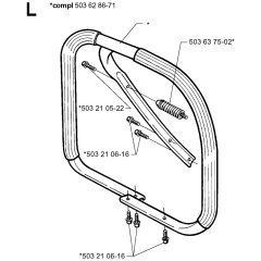 Handle-1 Assembly For Husqvarna 371XP Chainsaw