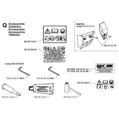 Accessories Assembly For Husqvarna 371XP Chainsaw