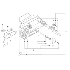 Clutch Cover Assembly For Husqvarna 372XP X-Torq Chainsaw