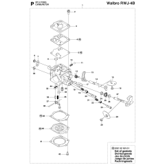 Carburetor Assembly For Husqvarna 372XP X-Torq Chainsaw