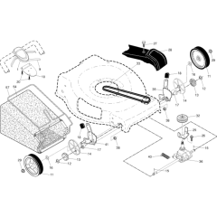 Drive Assembly for Husqvarna 38046