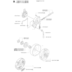 Clutch & Oil Pump Assembly For Husqvarna 385 Chainsaw
