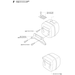 Muffler Assembly For Husqvarna 385 Chainsaw