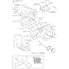 Crankcase Assembly For Husqvarna 385 Chainsaw