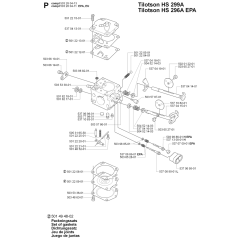 Carburetor Details Assembly For Husqvarna 385 Chainsaw