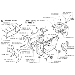 Crankcase Assembly For Husqvarna 394XP Chainsaw