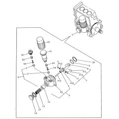 Feed Pump Assembly for Yanmar 3TN100E-SMD Engine