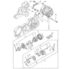 Generator Assembly for Yanmar 3TN100E-SMD Engine