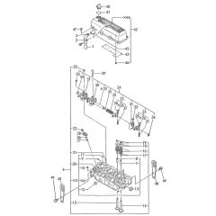 Cylinder Head, Bonnet Assembly for Yanmar 3TN100E-SMD Engine
