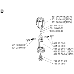 Motor Assembly for Husqvarna 400 H