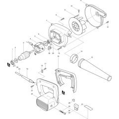 Main Assembly for Makita 4014NV