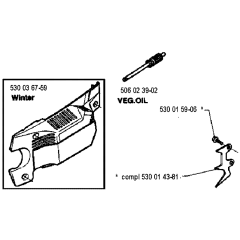 Husqvarna 41 Chainsaw Parts  Husqvarna Series 4 Chainsaw Parts