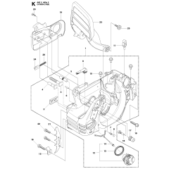 Crankcase Assembly For Husqvarna 440eii Chainsaw