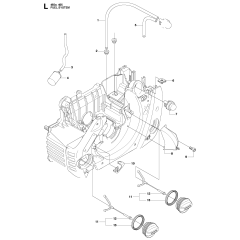 Fuel System Assembly For Husqvarna 455e Chainsaw