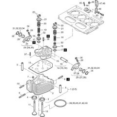 Cylinder Head Assembly for Hatz