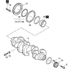 Crankshaft Assembly for Hatz 4M42