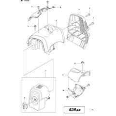Cover Assembly for Husqvarna