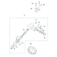 Bevel Gear Assembly for Husqvarna