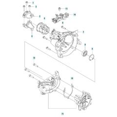 Crankcase Assembly for Husqvarna