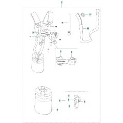 Harness for Husqvarna 535iFR
