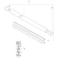 Shaft for Husqvarna 535iFR BT
