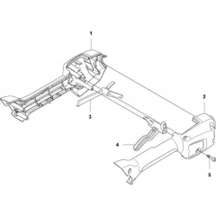 Handle for Husqvarna 536 LiLX