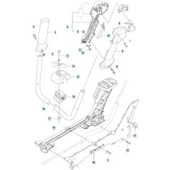 Handle for Husqvarna 536LiR