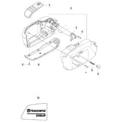 Housing for Husqvarna 536LiR