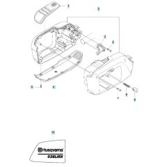 Housing for Husqvarna 536LiRX