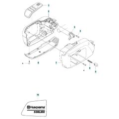 Housing for Husqvarna 536LiRX