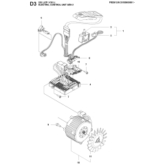 Electrical Assembly For Husqvarna 536LIXP Chainsaw