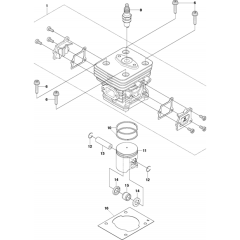 Cylinder & Piston for Husqvarna