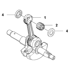 Crankshaft Assembly For Husqvarna 543XP Chainsaw