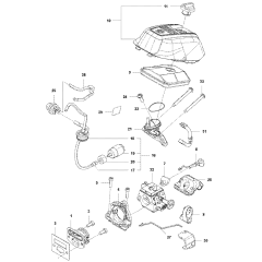 Carburetor & Air Filter Assembly For Husqvarna 543XP Chainsaw