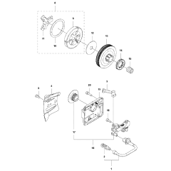 Clutch & Oil Pump Assembly For Husqvarna 543XPG Chainsaw