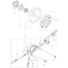 Clutch, Oil Pump for Husqvarna 545