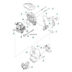 Carburettor & Air Filter Assembly
