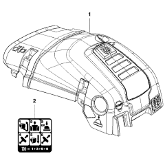 Cylinder Cover Assembly For Husqvarna 555 Chainsaw