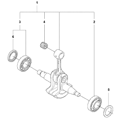 Crankshaft Assembly For Husqvarna 555 Chainsaw